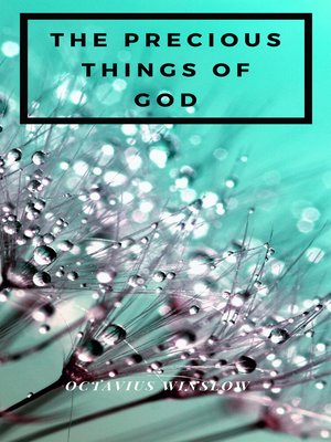 cover image of The Precious Things of God